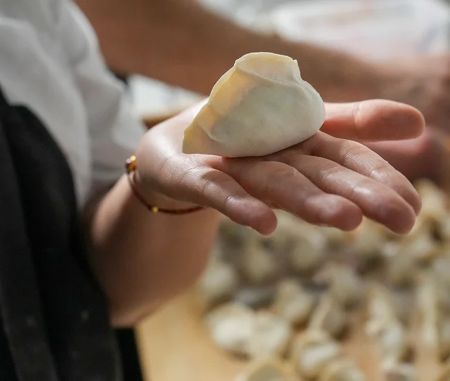 Dumpling Making Class sidebar